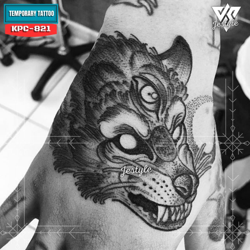 [KPC-821] Tato Temporer Temporary Tattoo Kepal Tangan