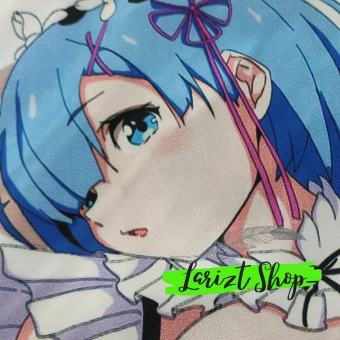 fiw Sarung Bantal Peluk Dakimakura Anime Rezero Rem RZ09