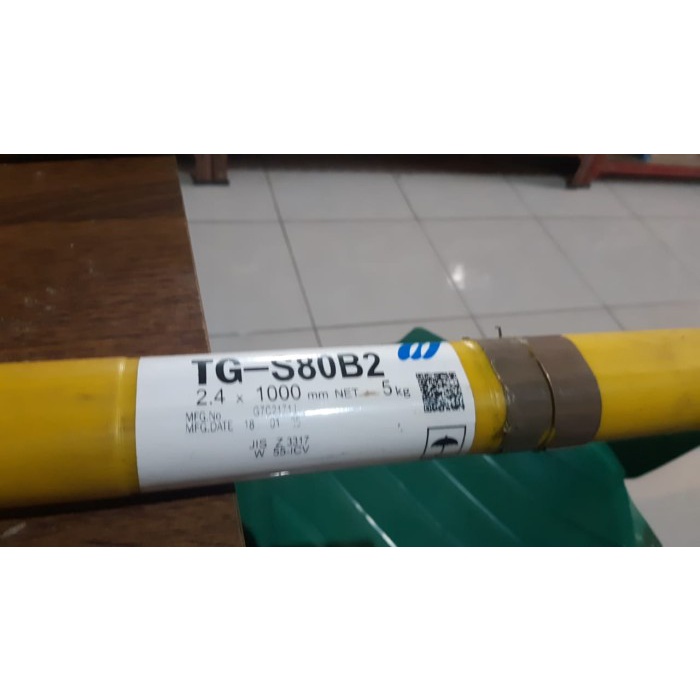 [Original] Kawat Las Kobelco Tg-S80B2 Aws Er80S-B2 2.4Mm Terbatas