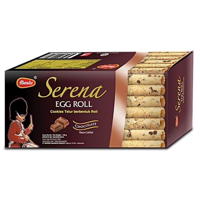 

Monde Serena Egg Roll Chocolate 168Gr/Kue Semprong Coklat Monde Serena