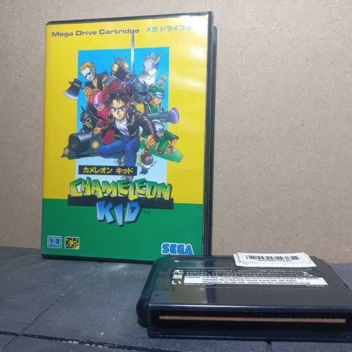 kaset sega mega drive cartridge chameleon kid original rerevika93