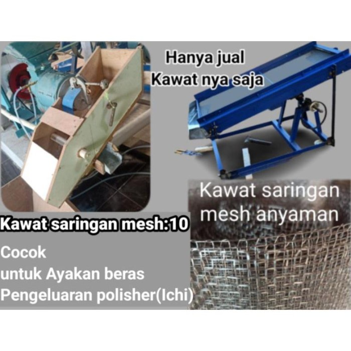Kawat Ayakan Beras Mesh 10 Patahmenir