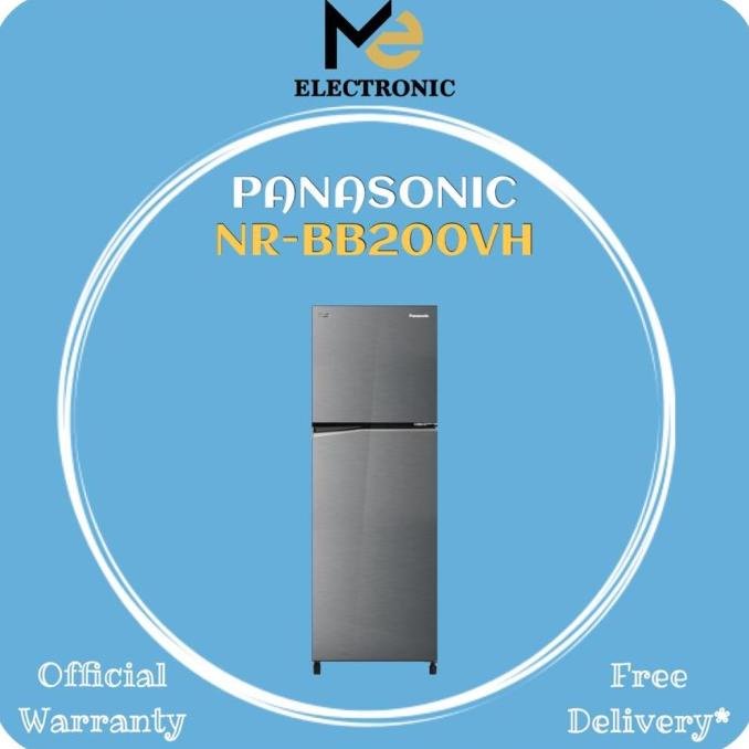 Kulkas 2 Pintu Panasonic Econavi Inverter NRBB200VH 196 l NR-BB200VH Kualitas Bagus
