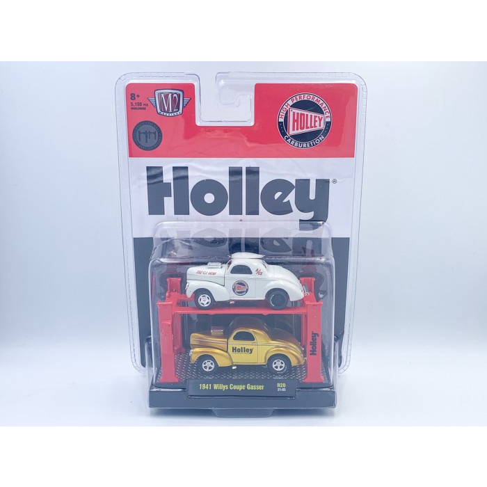 ✅COD Scale 64 Diecast M2 Machines Holley 1941 Willys Coupe Gasser Terbaru