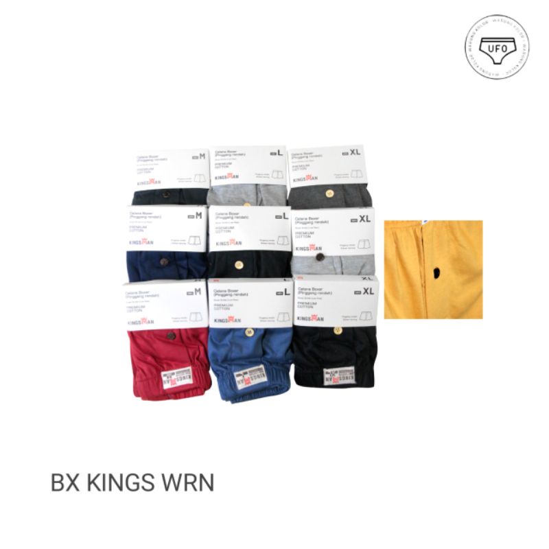 Kingsman Boxer Santai Pria Kingsman warna | ISI 1 PCS |