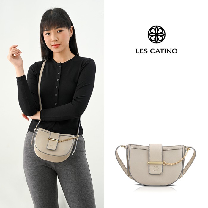 Tas Selempang Les Catino Levana Saddle Crossbody ORIGINAL 100%