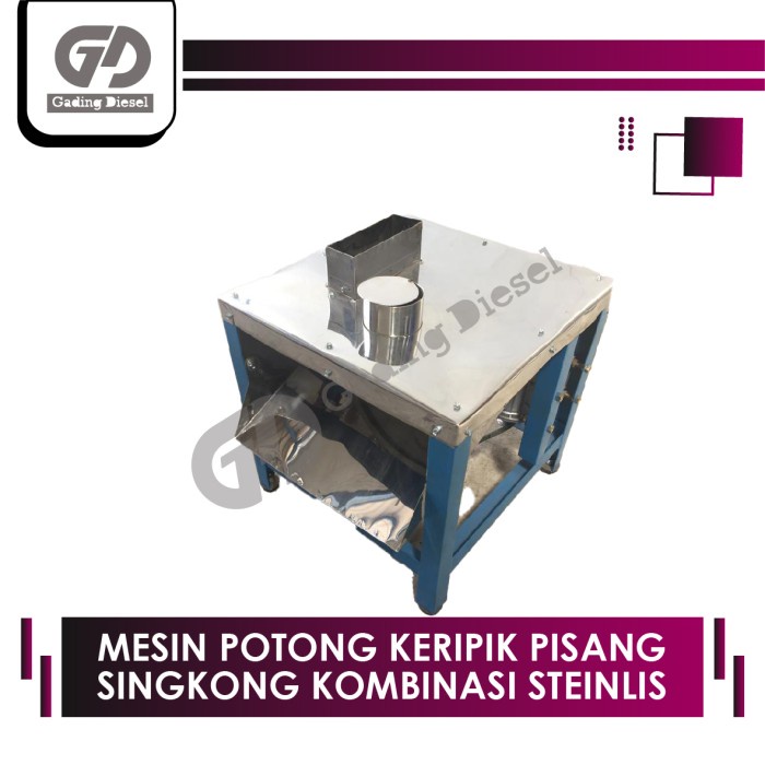 

Keripik - Mesin Potong Keripik Pisang Singkong Kombinasi Steinlis