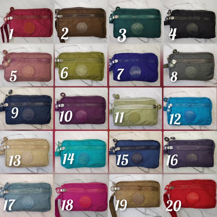 (READY STOK / BISA COD) Dompet Koin Kipling 3 Ruang / Pouch Koin Wanit 100% ORIGINAL