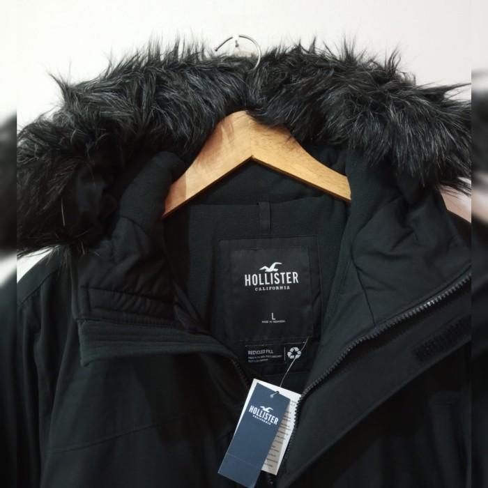 TERLARIS - JAKET WINTER MUSIM DINGIN HOLLISTER FAUX FUR LINED PARKA