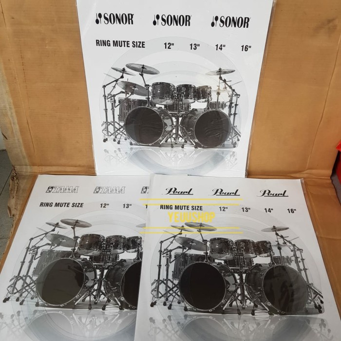 Ready Stok - Ring Mute Peredam Drum