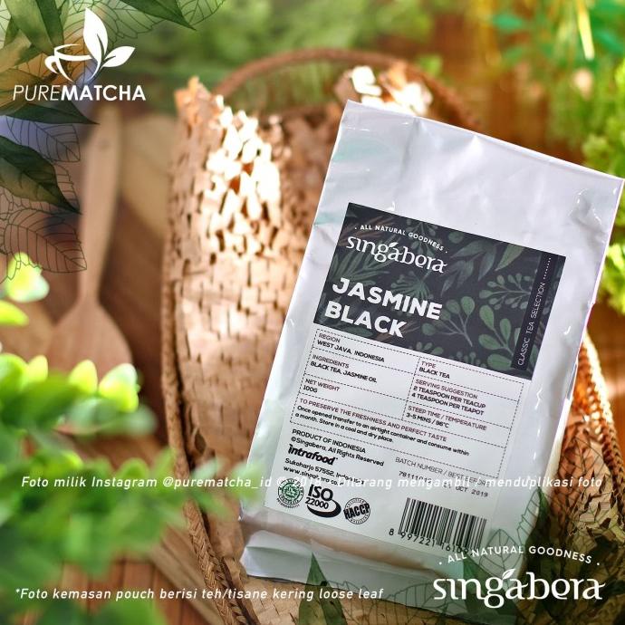 

Singabera Tea - Jasmine Black Tea 100Gr Teh Hitam Melati Cafe Restoran Kode 1368