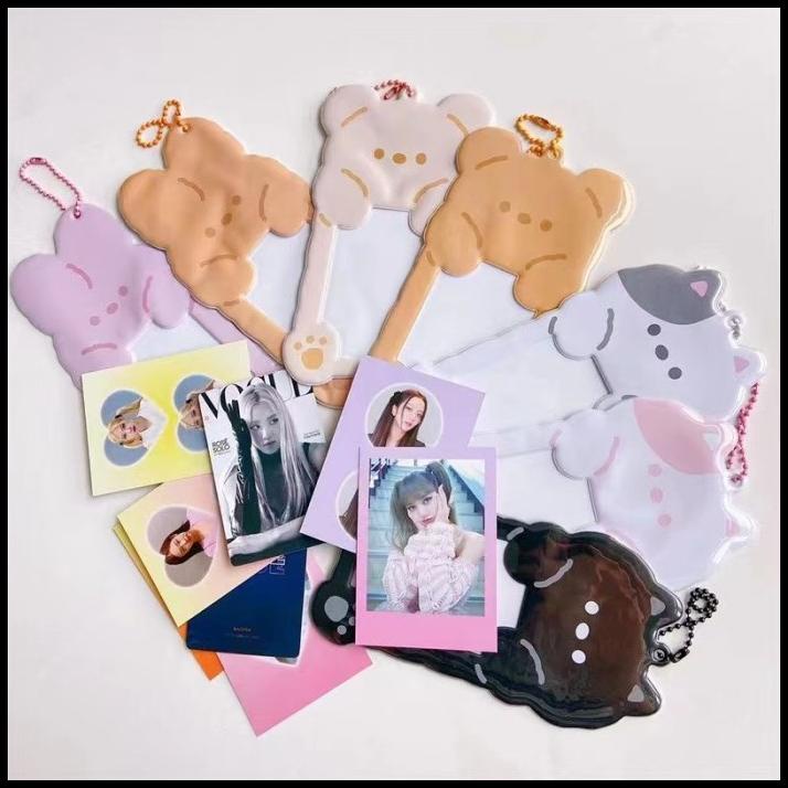 

TERBARU ID CARD HOLDER NAME TAG KEYCHAIN / WADAH KARTU PHOTOCARD LUCU KAWAII 2