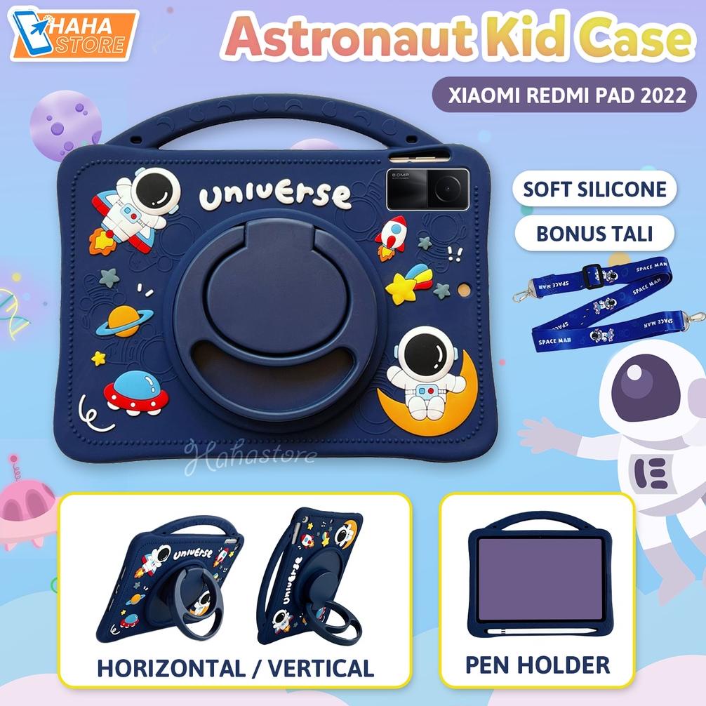Promo Xiaomi Redmi Pad 10.61 inch 2022 Softcase Kartun Anak Case Astronot Slot Pencil Pen Casing Cov