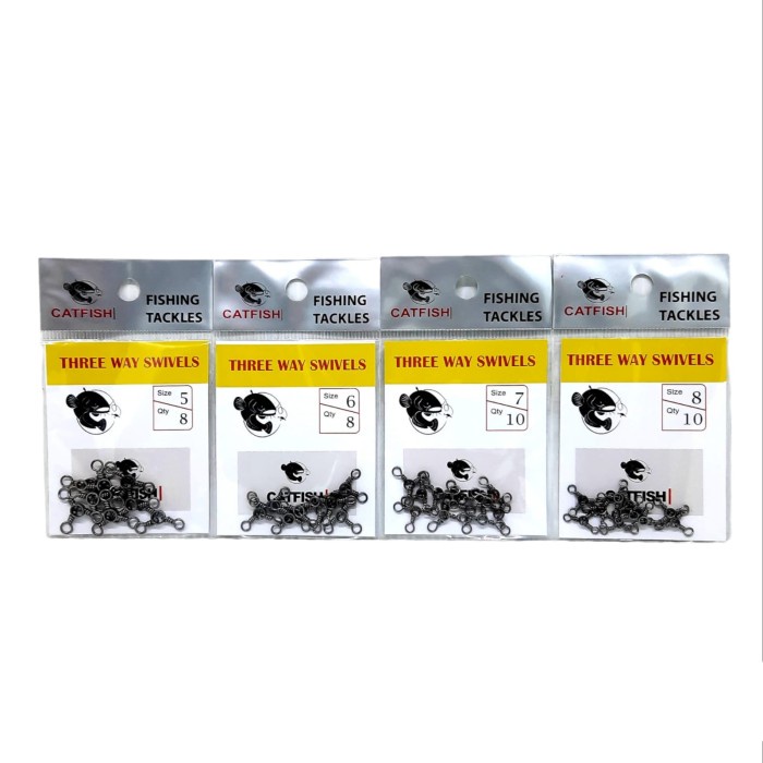 Aksesoris Pancing Kili Kili THREE WAY SWIVELS CATFISH Cabang Tiga