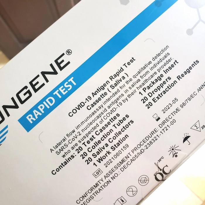 NEW LUNGENE SALIVA ANTIGEN TEST ISI 20T ORIGINAL TERBARU