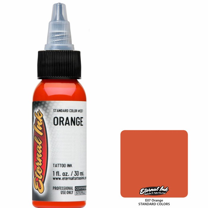 

Gaya Eternal Ink Orange 1Oz - Tinta Tattoo Original 30Ml