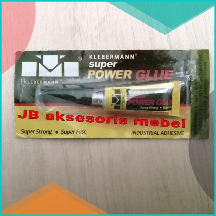 

LEM SERBAGUNA 3gr KLEBERMANN / POWER GLUE SUPER REKAT 3ml KLEBERMAN 2