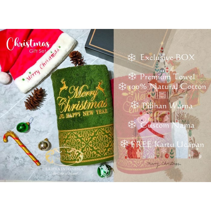 

DISKON MURAH Handuk Viviane Christmas Towel Single (Isi 1 pcs) + Box Exclusive BERRY30.JAYA