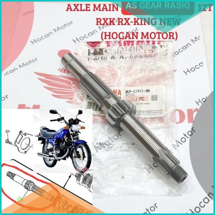 AS GEAR RASIO BAGIAN RASIO RX-KING LAMA RX KING NEW ORIGINAL YGP 3KA-