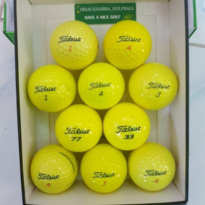 Bola golf TITLEIST KUNING second