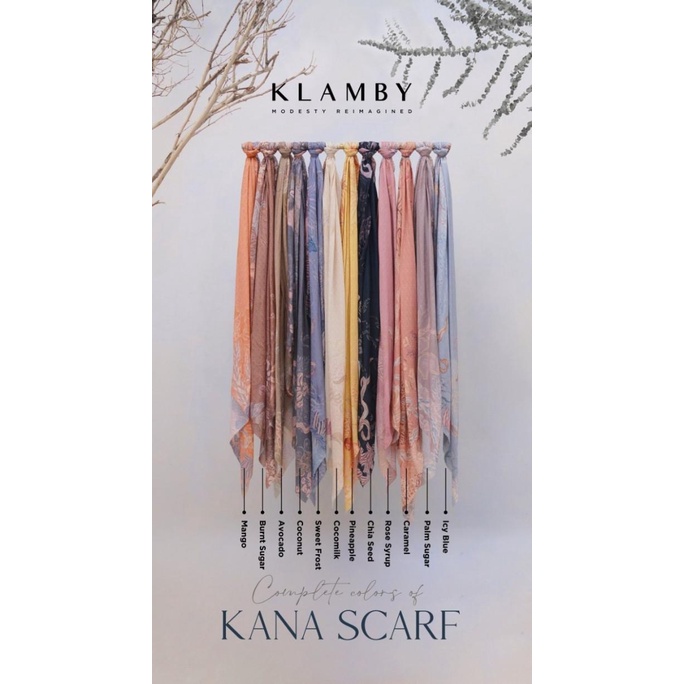 SALE Wearing Klamby | Kana Scarf Termurah