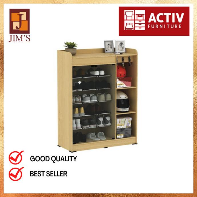 ] Activ SPIN LS 90 Lemari Sepatu Kaca 5 Susun / Rak Sepatu Minimalis