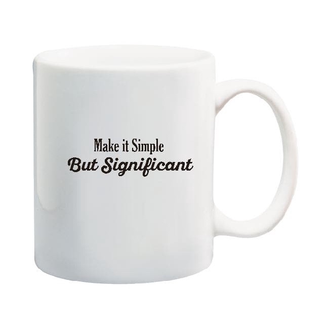 

Terlaris - Stiker Gelas Mug Quotes Glass Sticker Office Make Simple Significant