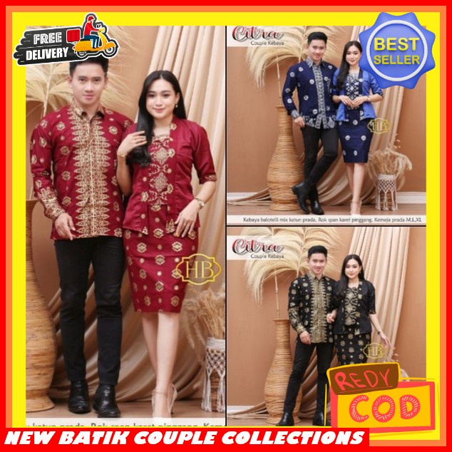 Batik Couple Keluarga Modern Terbaru 2023 Premium Batikj Kekinian Kondangan Baju Sepasang Wanita Cel