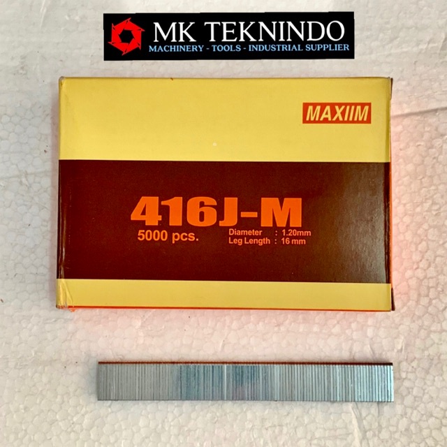 

Maxiim Refill Air Nailer Staples Stapler Isi Mata Paku 416J