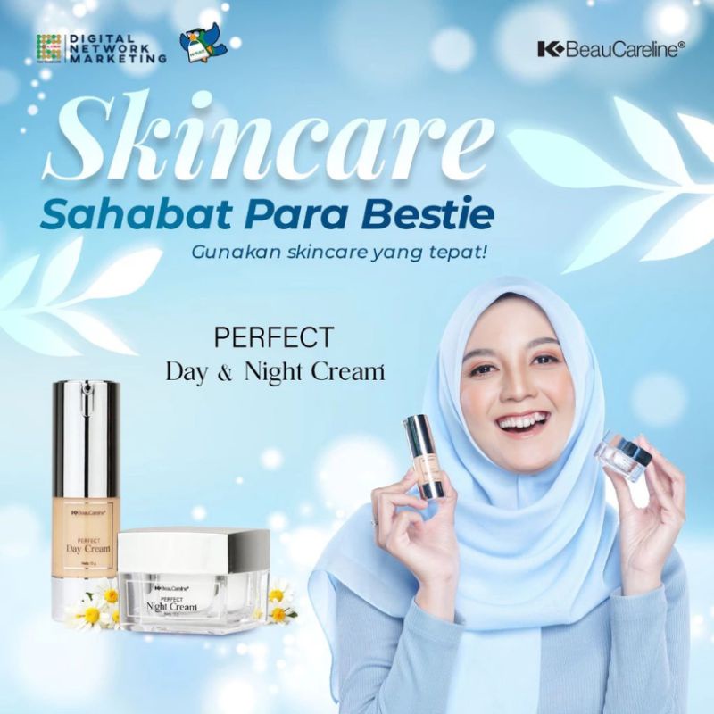K-PERFECT BEAUCARELINE DAY CREAM NIGHT CREAM ORIGINAL K-LINK