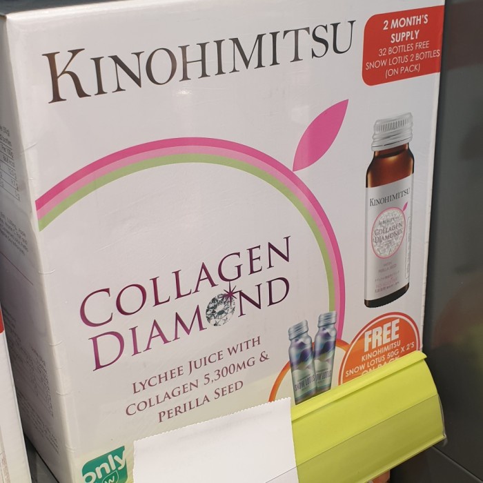 KINOHIMITSU COLLAGEN DIAMOND 32 BOTOL