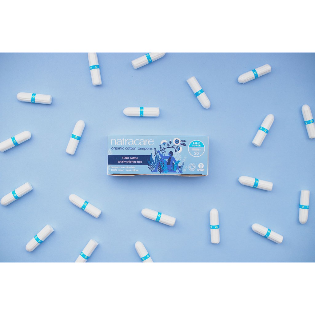 Natracare Digital Cotton Tampon 20S (2 Pa) Tampons Organic Pembalut Organik Panty Liners Softex
