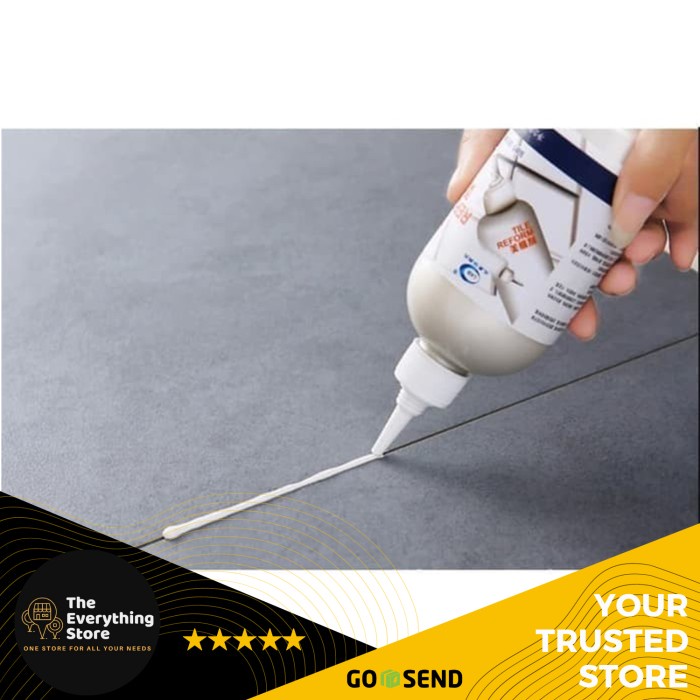 Pelapis Celah Ubin Tembok Dinding Keramik Lantai / Serat Lantai