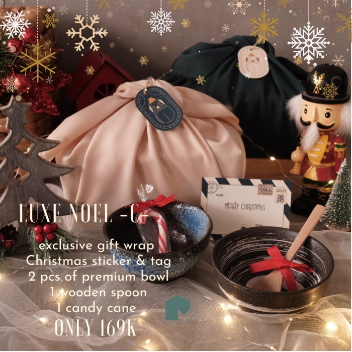 

DISKON MURAH Hamper natal christmas gift set mangkok tableware piring parcel kado BERRY30.JAYA