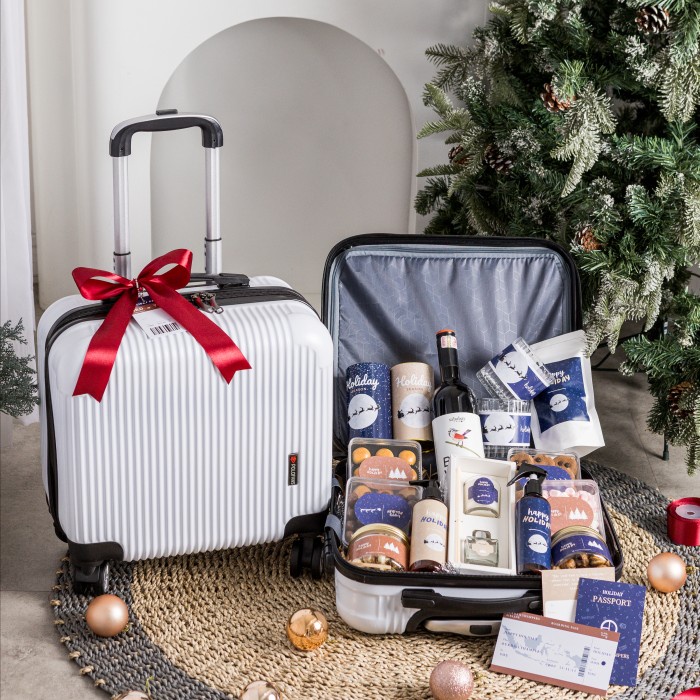 

DISKON MURAH Hampers Christmas Natal Luxury Suitcase Premium Gift BERRY30.JAYA