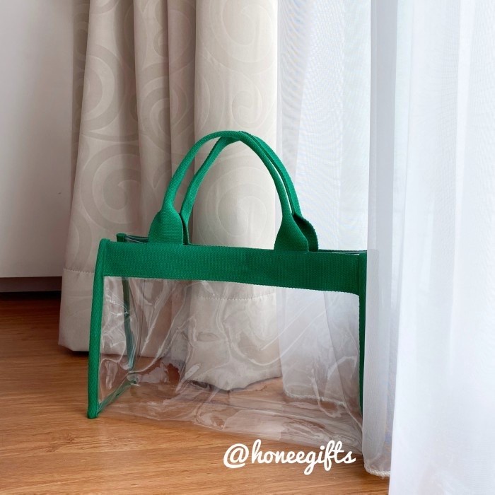 

DISKON MURAH Tas Hampers Lebaran parcel ultah hijau natal eid mika pvc Medium mewah BERRY30.JAYA
