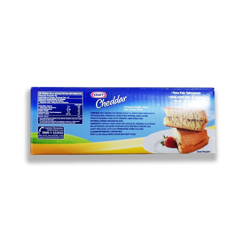 

Keju Kraft Cheddar Kemasan 2 Kg