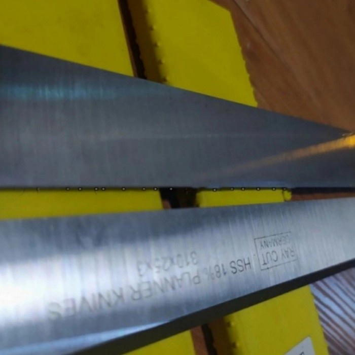 Pisau Planer HSS 18% Baja Ketam Serut 310 x 25 x 3 mm RAY CUT Germany -Lulas G