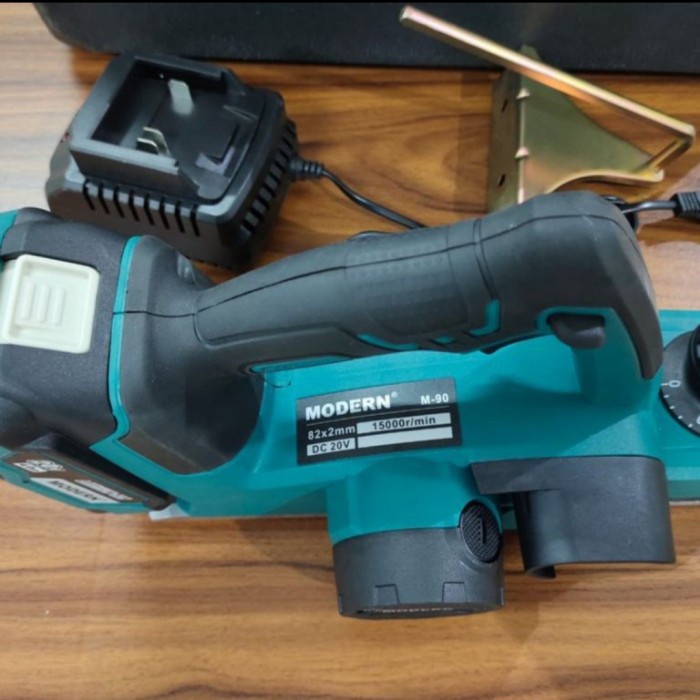 Mesin Serut Kayu Baterai Ketam Planner Planer MODERN Cordless M90 20V -Lulas G