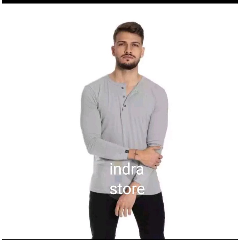 baju kaos polos kancing panjang Terlaris murah kaos kancing depan peria dan wanita