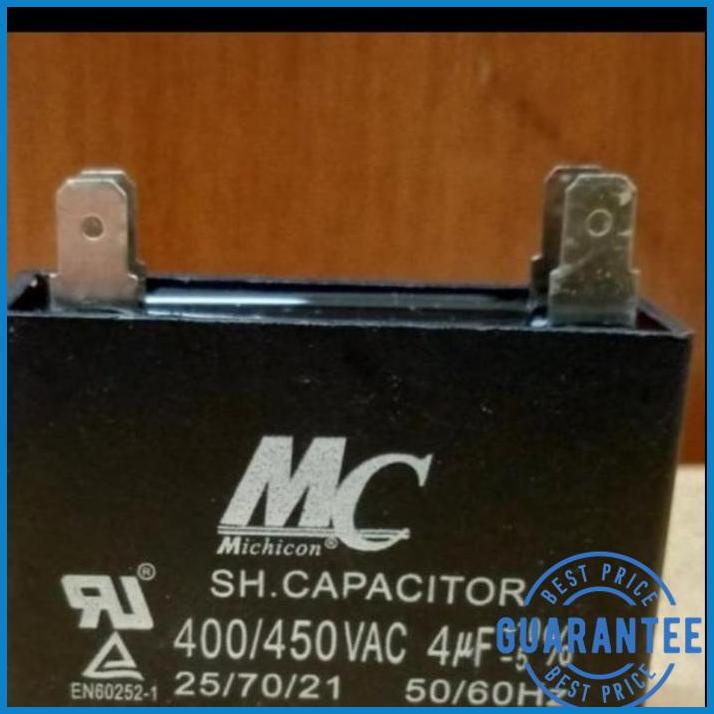 KAPASITOR CAPACITOR AC 4UF 4 UF 450VOLT 450V 450VAC 450 VAC KOTAK MC | BPL