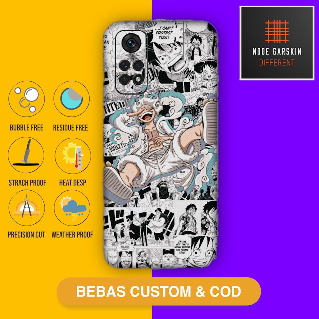 Garskin Skin Redmi Note 11 Fullbody Atau Backonly one piece 2 - Vinyl Protector