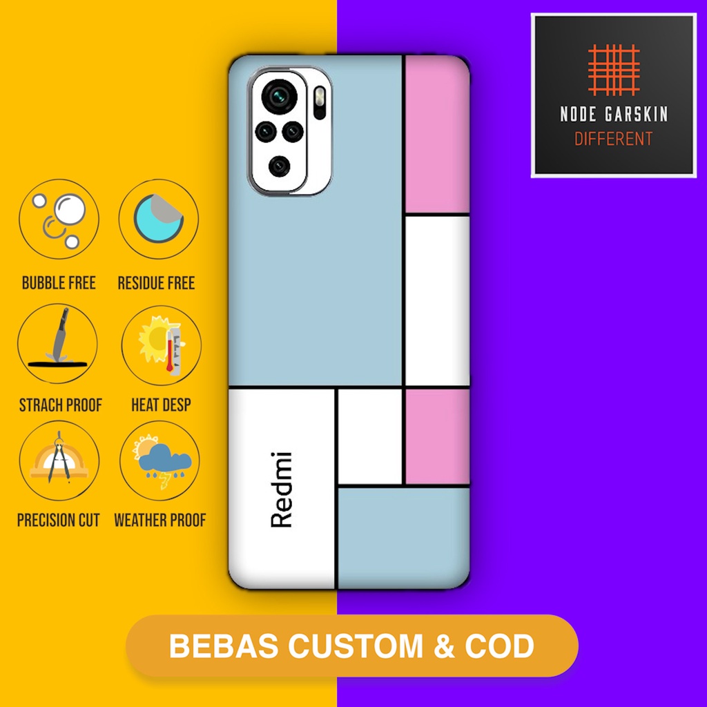 Garskin Skin Redmi Note 10 Fullbody Atau Backonly camon 2 - Vinyl Protector