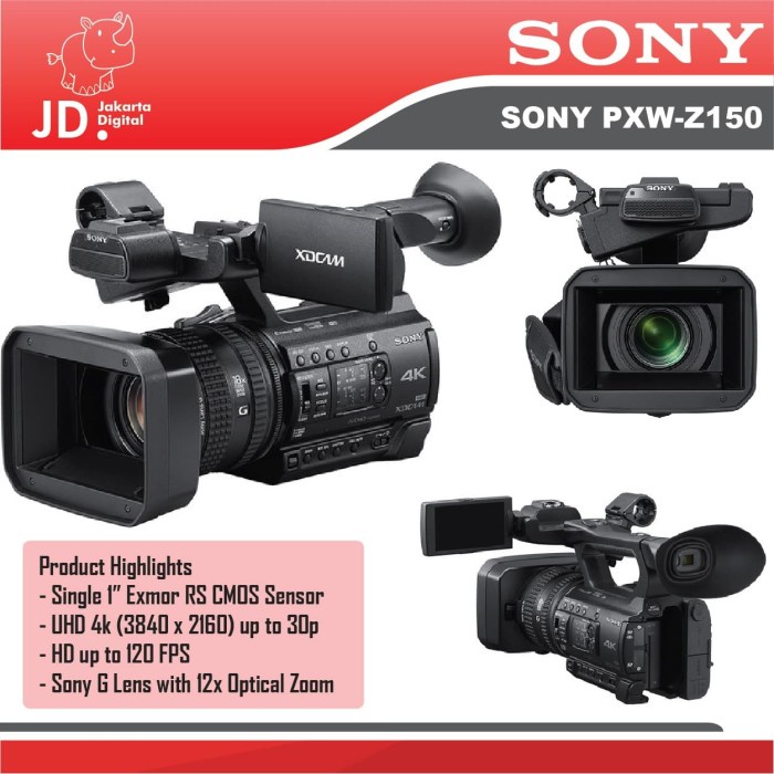 SONY PXW-Z150 4K PROFESIONAL CAMCORDER