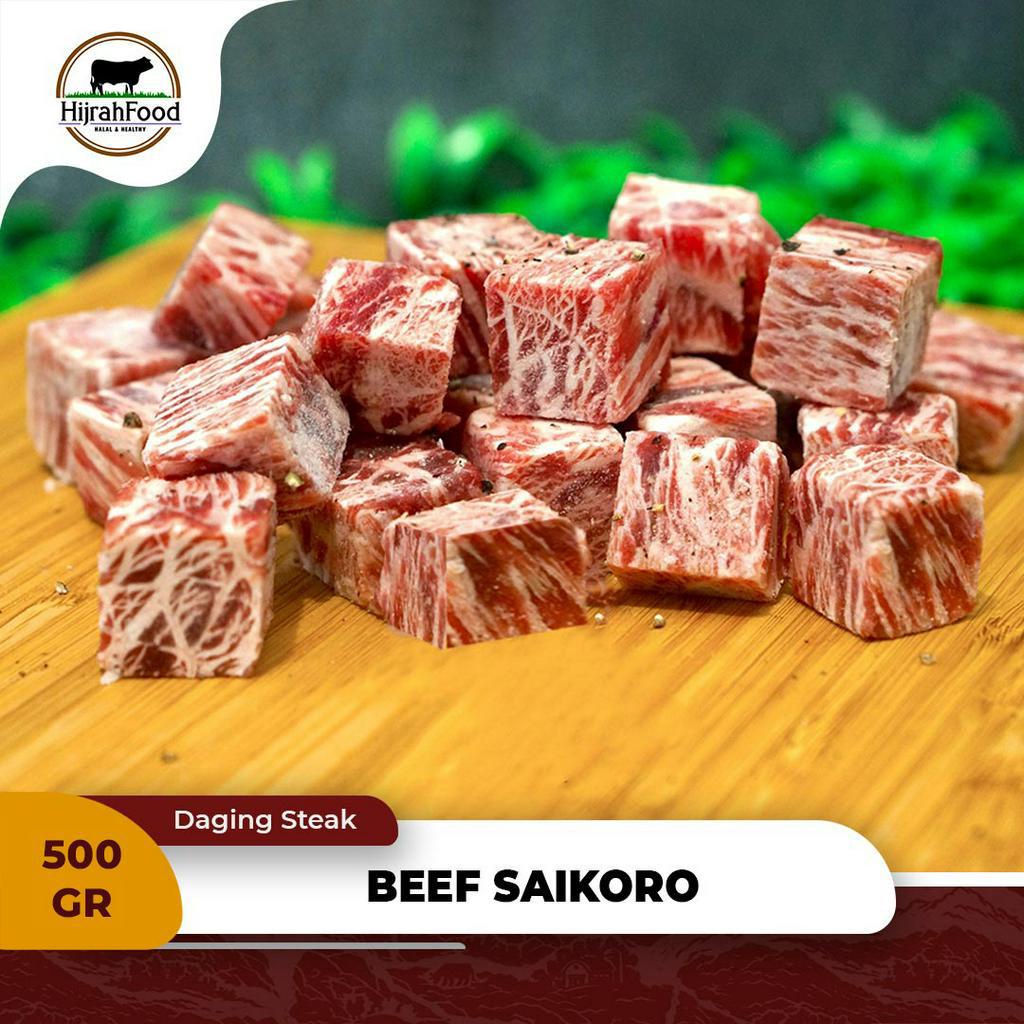 

Beef Saikoro Wagyu Meltique Beef Cubes Premium 500 gr