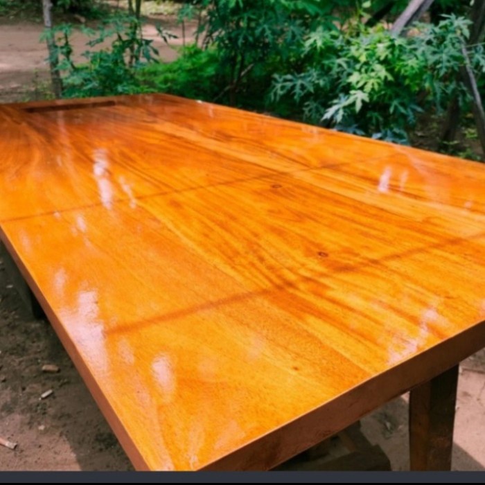 Promo Top Table Costueme Daun Meja Kayu Mahoni
