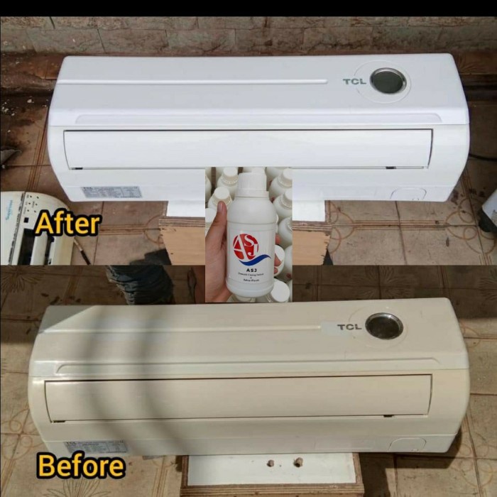 Cairan Pemutih Casing Indoor Ac Cover Ac Yang Kuning