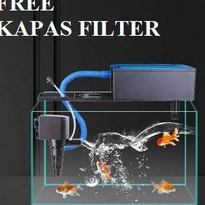 Bisa COD filter box aquarium 3 IN 1 satu set lengkap filter aquarium lengkap filter aquarium filter air aquarium Sale