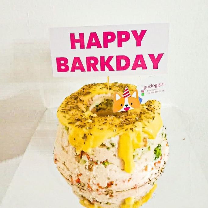 

Big Sale (Non-Po) Healthy Barkday Cake Anjing Kue Ulang Tahun Sehat Anjing Original