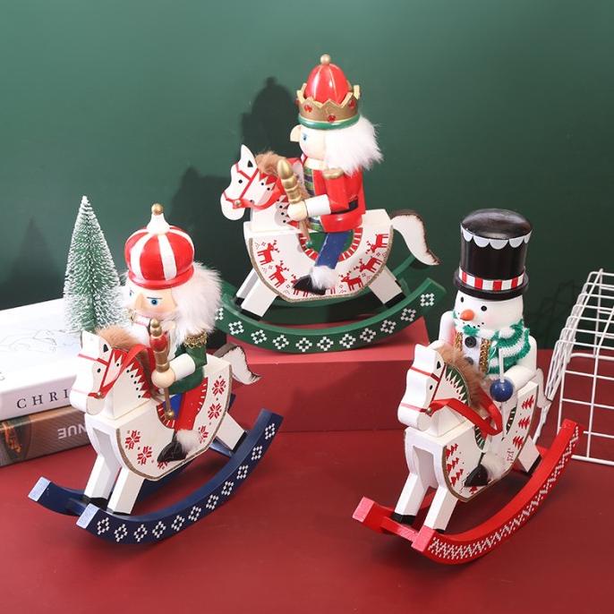 

Pajangan Nutkereta Kayu Santa Snowman Kado Natal Christmas Limited Edition